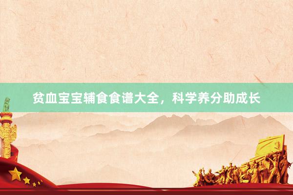 贫血宝宝辅食食谱大全,科学养分助成长